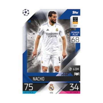 125 Nacho Real Madrid Topps...