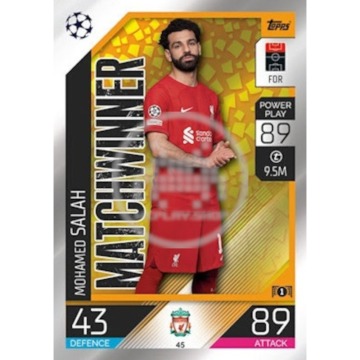 45 Mohamed Salah Liverpool...