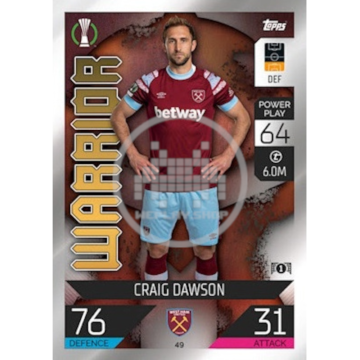 49 Craig Dawson West Ham...