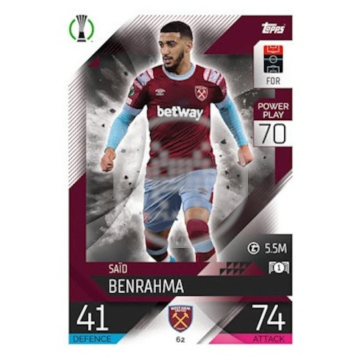 62 Saïd Benrahma West Ham...
