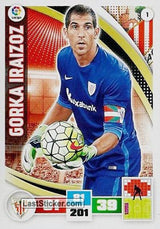 001 · Gorka Iraizoz · Athletic Club · Básica - Panini Adrenalyn XL Liga BBVA 2015-16