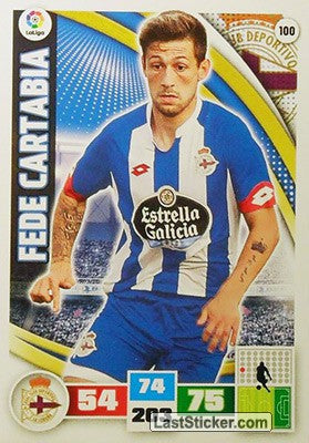 100 · Fede Cartabia · R.C. Deportivo · Básica - Panini Adrenalyn XL Liga BBVA 2015-16