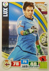 102 · Lux · R.C. Deportivo · Básica - Panini Adrenalyn XL Liga BBVA 2015-16