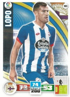 103 · Lopo · R.C. Deportivo · Básica - Panini Adrenalyn XL Liga BBVA 2015-16