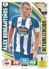 106BIS · Álex Bergantiños · R.C. Deportivo · Actualización (BIS) - Panini Adrenalyn XL Liga BBVA 2015-16