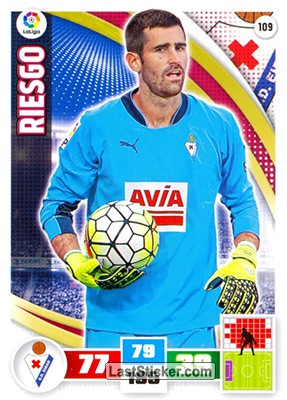 109 · Riesgo · S.D. Eibar · Básica - Panini Adrenalyn XL Liga BBVA 2015-16