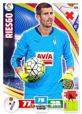 109 · Riesgo · S.D. Eibar · Básica - Panini Adrenalyn XL Liga BBVA 2015-16