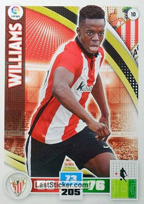 010 · Williams · Athletic Club · Básica - Panini Adrenalyn XL Liga BBVA 2015-16
