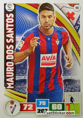 111 · Mauro Dos Santos · S.D. Eibar · Básica - Panini Adrenalyn XL Liga BBVA 2015-16