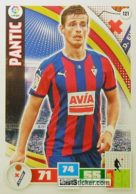 121 · Pantic · S.D. Eibar · Básica - Panini Adrenalyn XL Liga BBVA 2015-16