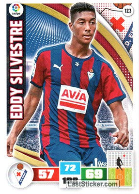 123 · Eddy Silvestre · S.D. Eibar · Básica - Panini Adrenalyn XL Liga BBVA 2015-16