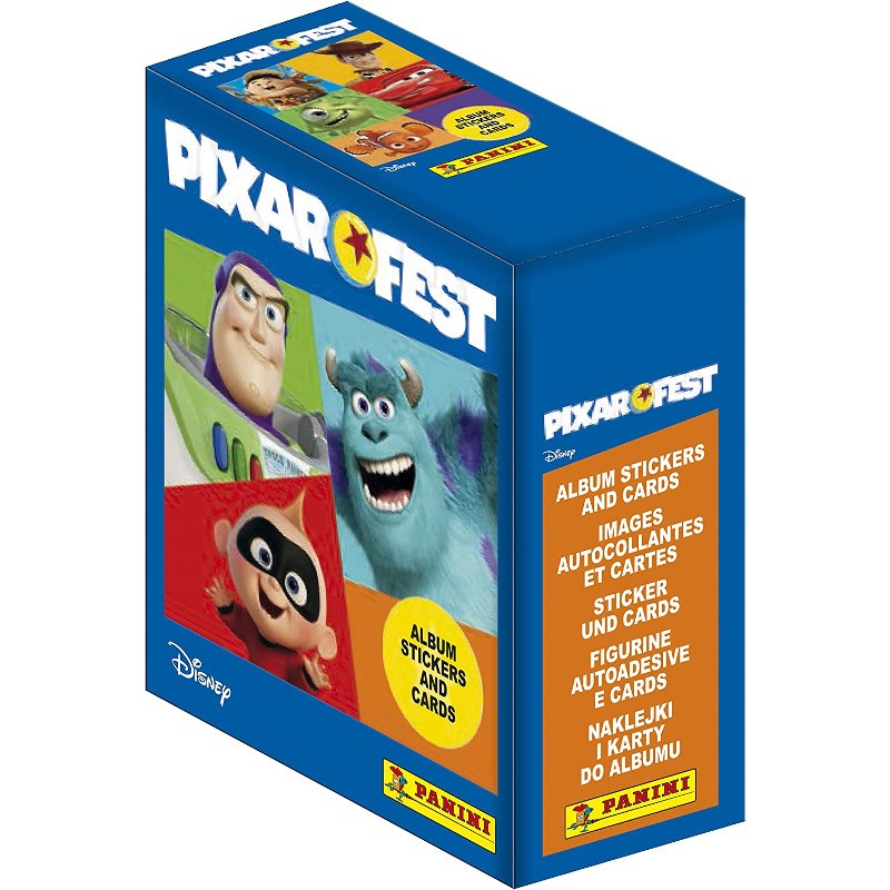 Caja 24 sobres Panini Pixar Fest