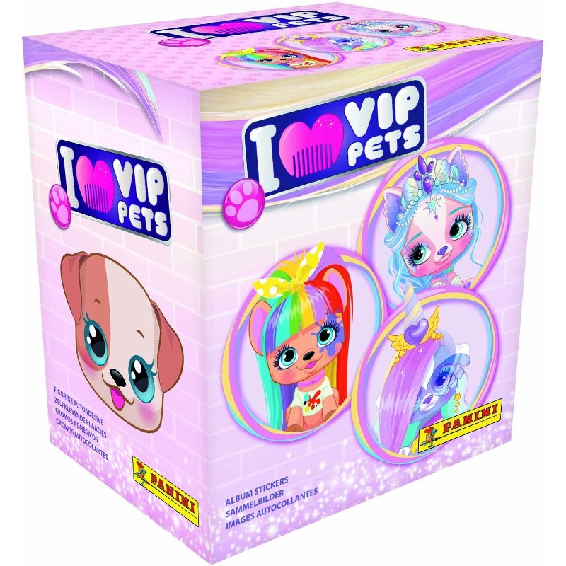 Caja 50 sobres Panini Vip Pets