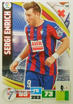 126 · Sergi Enrich · S.D. Eibar · Básica - Panini Adrenalyn XL Liga BBVA 2015-16