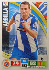 128 · Arbilla · R.C.D. Espanyol · Básica - Panini Adrenalyn XL Liga BBVA 2015-16