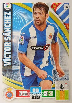 132 · Víctor Sánchez · R.C.D. Espanyol · Básica - Panini Adrenalyn XL Liga BBVA 2015-16