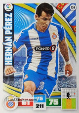 134 · Hernán Pérez · R.C.D. Espanyol · Básica - Panini Adrenalyn XL Liga BBVA 2015-16