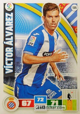 135 · Víctor Álvarez · R.C.D. Espanyol · Básica - Panini Adrenalyn XL Liga BBVA 2015-16