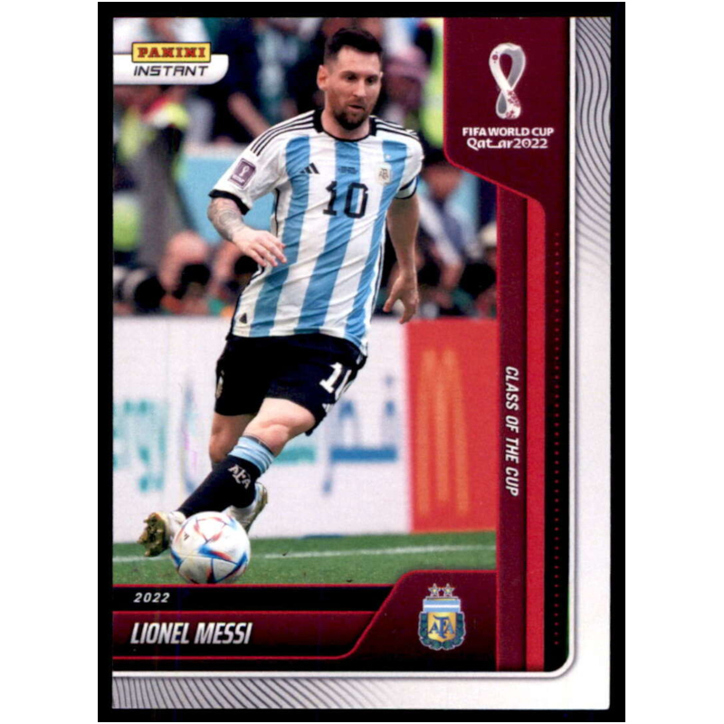 1 Lionel Messi Argentina Panini Instant Qatar World Cup 2022