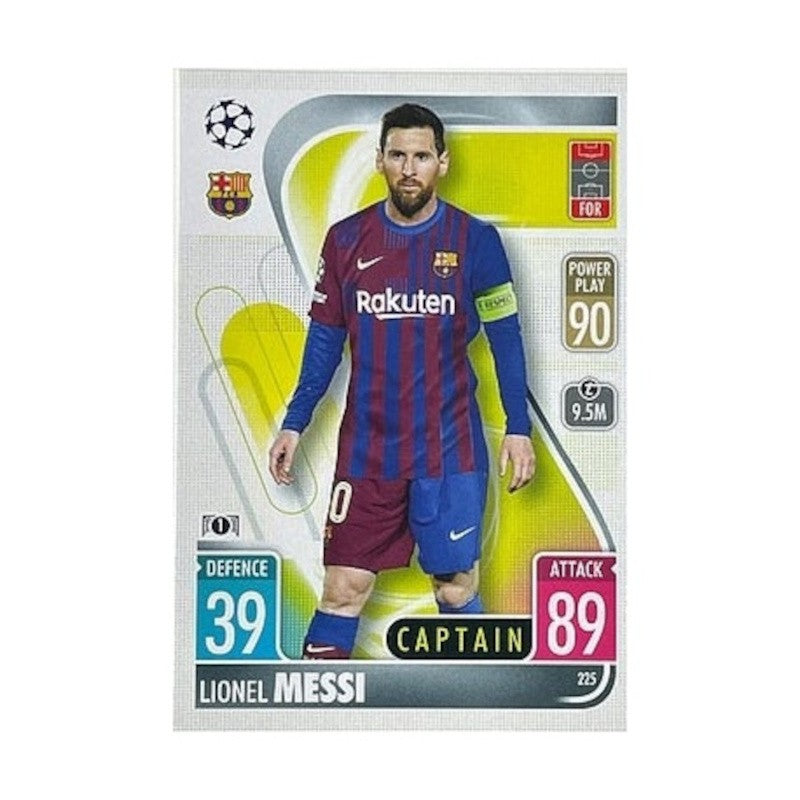 225 Lionel Messi F.C. Barcelona Topps Match Attax 2021-22