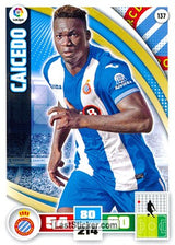 137 · Caicedo · R.C.D. Espanyol · Básica - Panini Adrenalyn XL Liga BBVA 2015-16