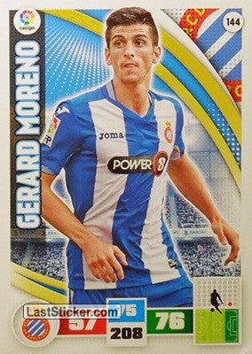 144 · Gerard Moreno · R.C.D. Espanyol · Básica - Panini Adrenalyn XL Liga BBVA 2015-16