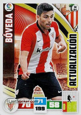 014BIS · Bóveda · Athletic Club · Actualización (BIS) - Panini Adrenalyn XL Liga BBVA 2015-16