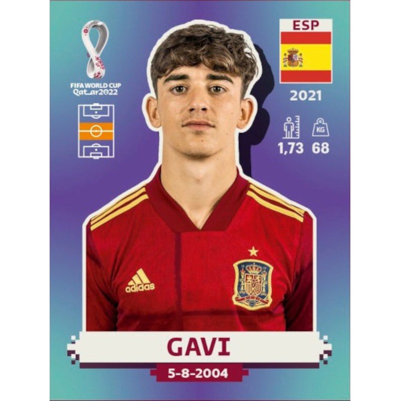 ESP10 Gavi España Panini Qatar World Cup 2022