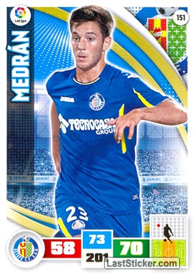 151 · Medrán · Getafe C.F. · Básica - Panini Adrenalyn XL Liga BBVA 2015-16