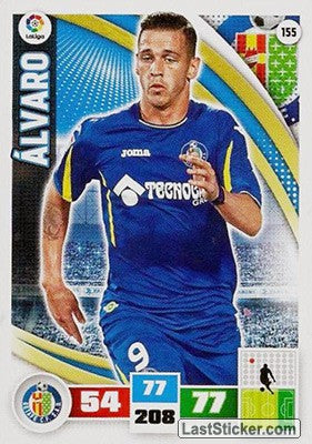 155 · Álvaro · Getafe C.F. · Básica - Panini Adrenalyn XL Liga BBVA 2015-16