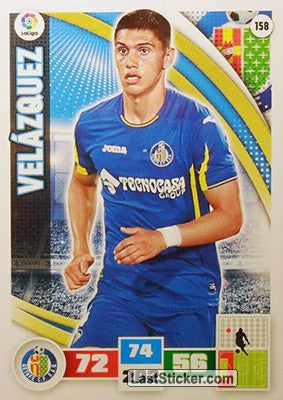 158 · Velázquez · Getafe C.F. · Básica - Panini Adrenalyn XL Liga BBVA 2015-16