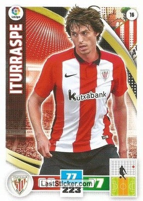 016 · Iturraspe · Athletic Club · Básica - Panini Adrenalyn XL Liga BBVA 2015-16