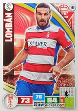 165 · Lombán · Granada C.F. · Básica - Panini Adrenalyn XL Liga BBVA 2015-16