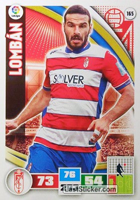 165 · Lombán · Granada C.F. · Básica - Panini Adrenalyn XL Liga BBVA 2015-16