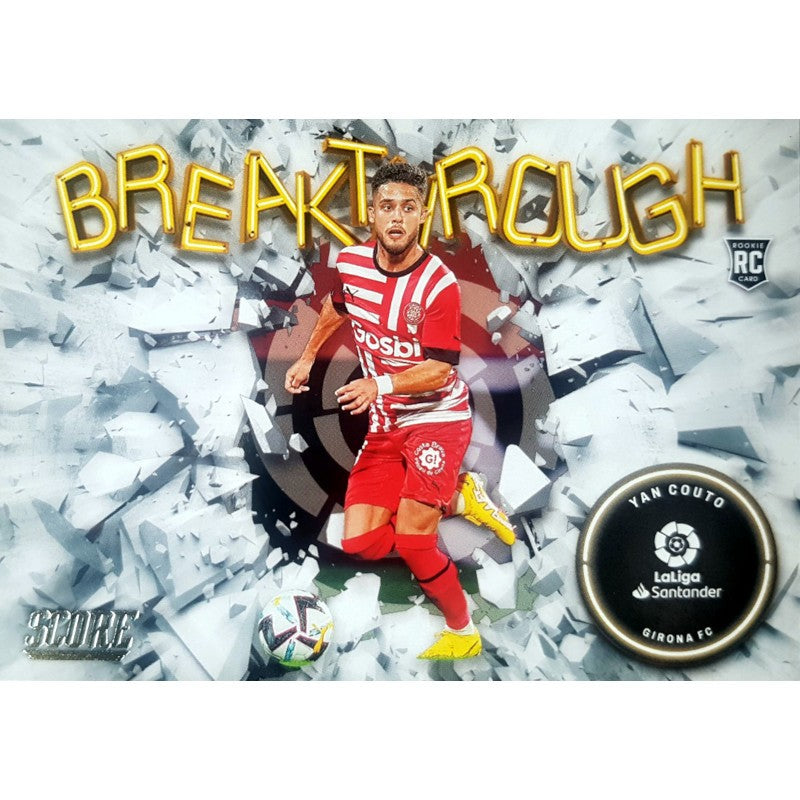 14 Yan Couto Girona Breakthrough Panini Score La Liga 2022-23