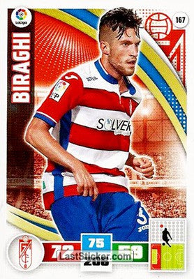 167 · Biraghi · Granada C.F. · Básica - Panini Adrenalyn XL Liga BBVA 2015-16
