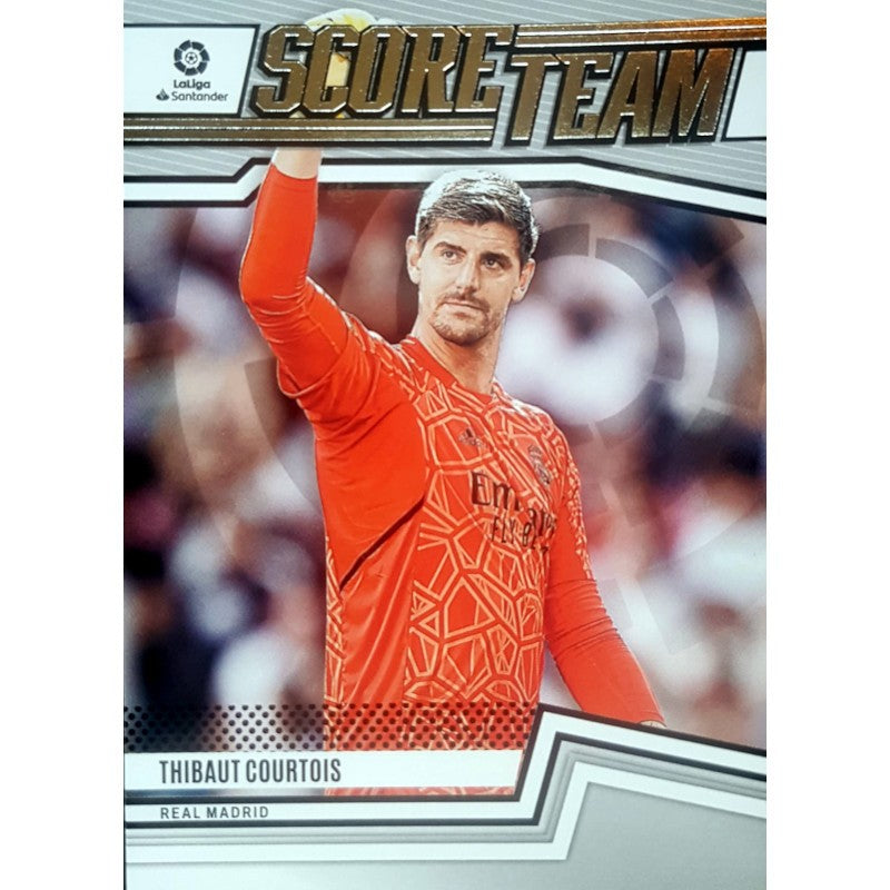 21 Thibaut Courtois Real Madrid Score Team Panini Score la Liga 2022-23