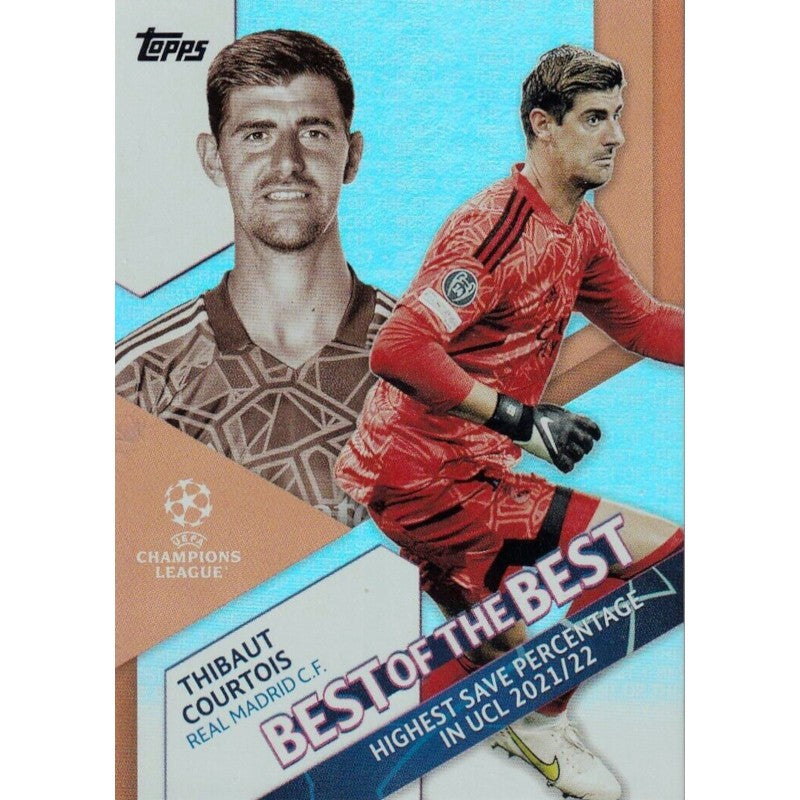 BB-2 Thibaut Courtois Madrid Best of the Best Topps Flagship 2022-23