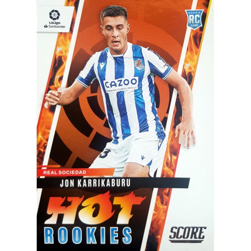13 Jon Karrikaburu Real Sociedad Hot Rookies Panini Score La Liga 2022-23…