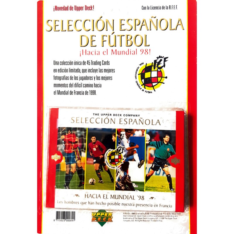 Selección Española Set Completo 45 Cartas ¡Hacia el Mundial 98!