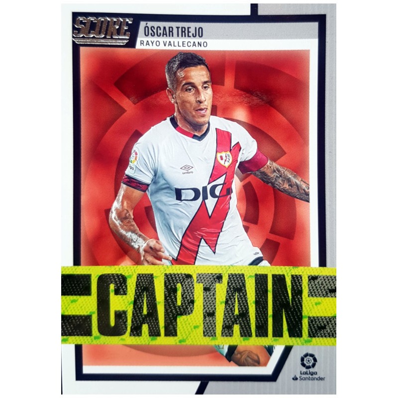 5 Óscar Trejo Rayo Vallecano Captain Panini Score La Liga 2022-23