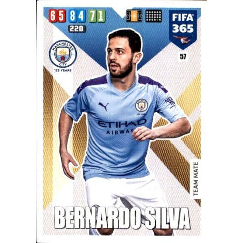 57 Bernardo Silva Manchester City Panini Fifa 365 2019-20