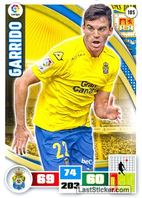 185 · Garrido · U.D. Las Palmas · Básica - Panini Adrenalyn XL Liga BBVA 2015-16