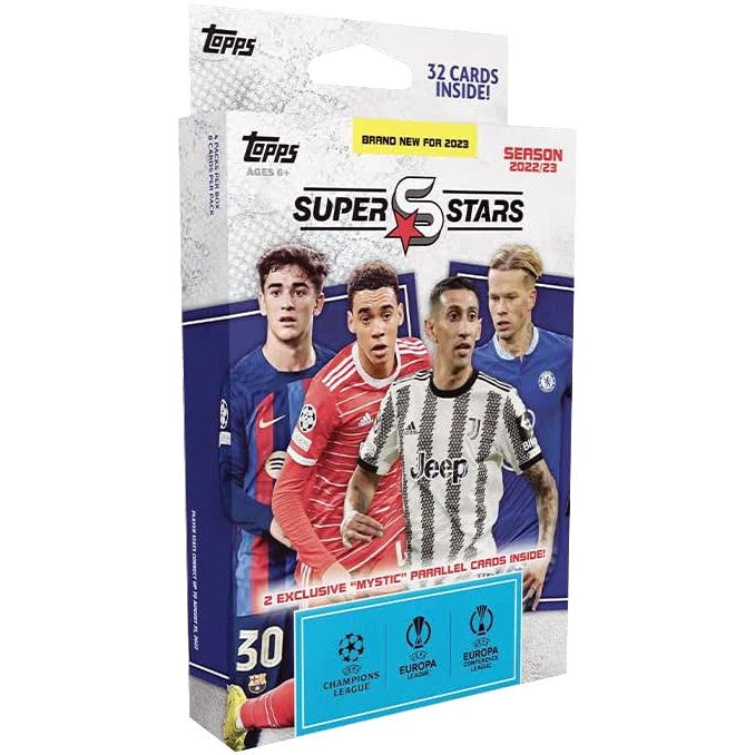 Topps UEFA Superstars 22/23 - Hanger Pack (4 Sobres)