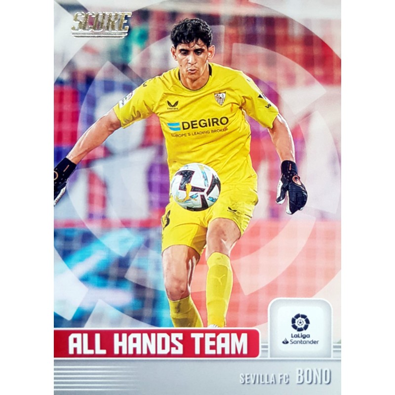 9 Bono Sevilla All Hands Team Panini Score La Liga 2022-23…