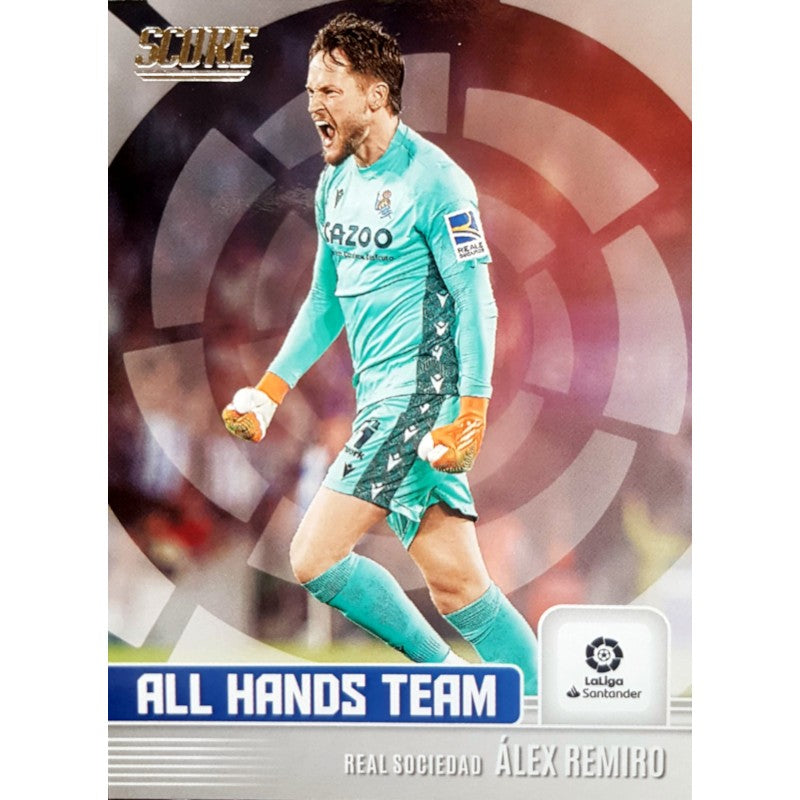 8 Alex Remiro Real Sociedad All Hands Team Panini Score La Liga 2022-23…