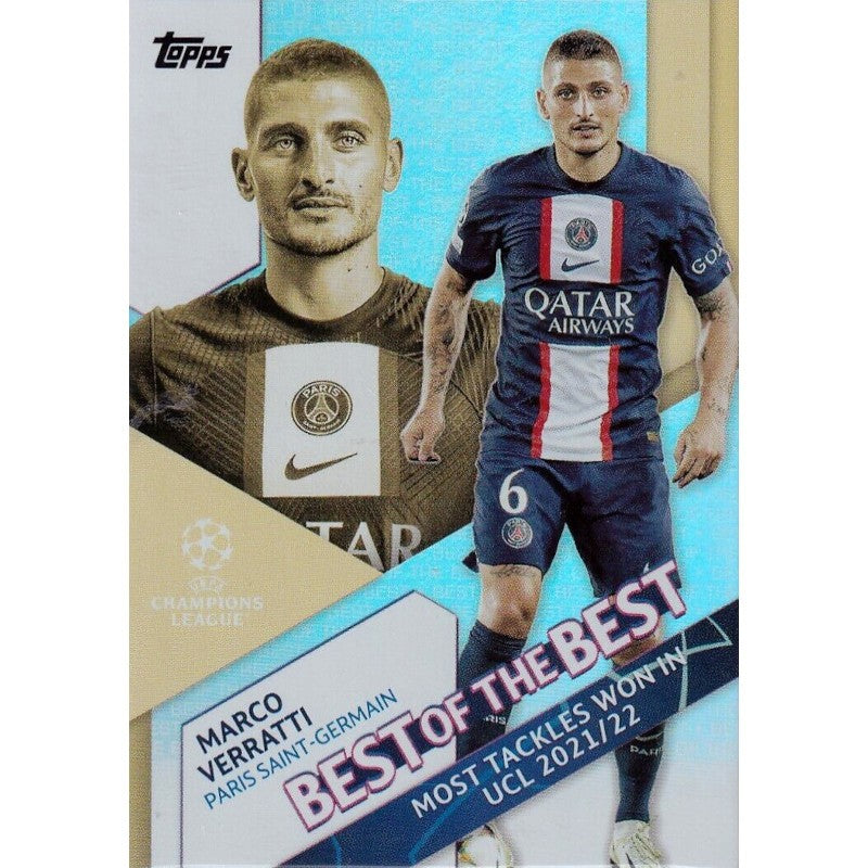 BB-6 Marco Verratti PSG Best of the Best Topps Flagship 2022-23