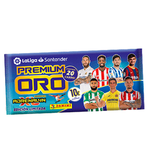 Sobre Panini Adrenalyn XL LaLiga Santander 2020-21 Premium Oro (20 Cards) – Panini (2021)