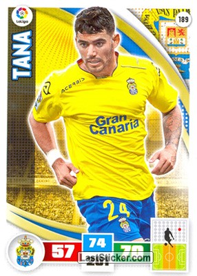 189 · Tana · U.D. Las Palmas · Básica - Panini Adrenalyn XL Liga BBVA 2015-16