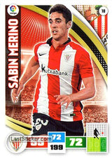 018 · Sabin Merino · Athletic Club · Básica - Panini Adrenalyn XL Liga BBVA 2015-16